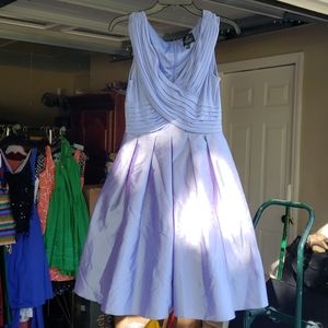 Elegant baby blue dress